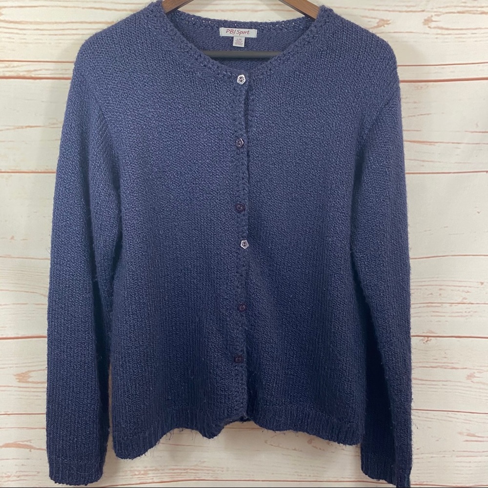 Vintage PBJ Sport Button Up Cardigan